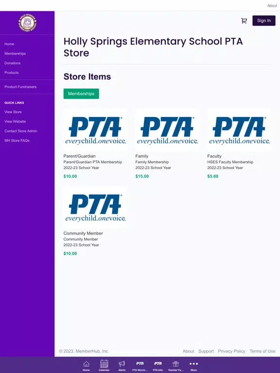 Holly Springs Elementary iPad Screenshots