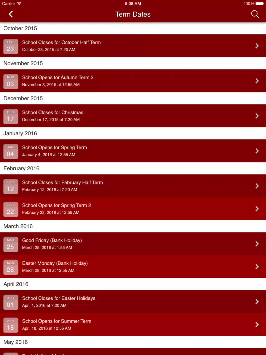 All Saints Upton C.E Primary School iPad Screenshots