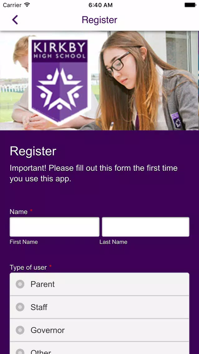 Kirkby High School Screenshots