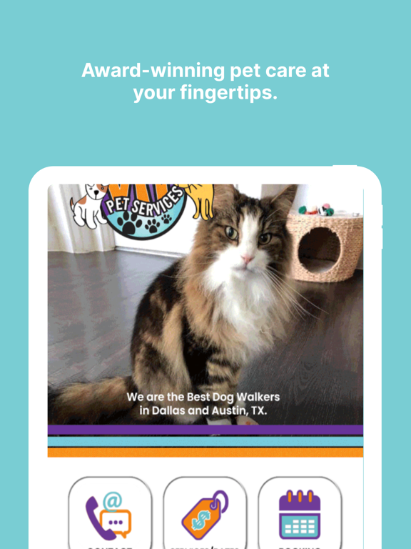 VIP Pet Services iPad 스크린샷