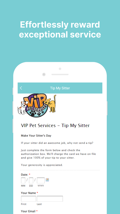 VIP Pet Services 스크린샷