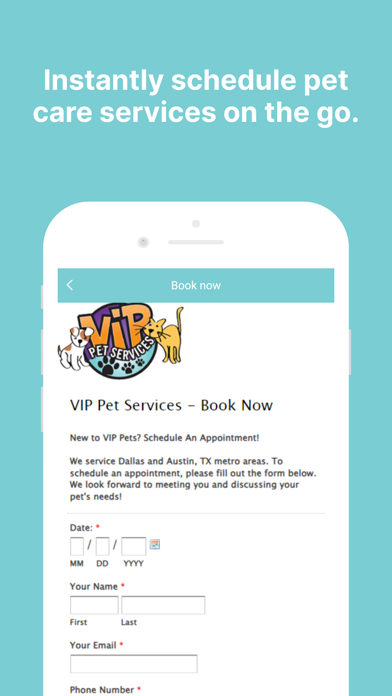 VIP Pet Services 스크린샷