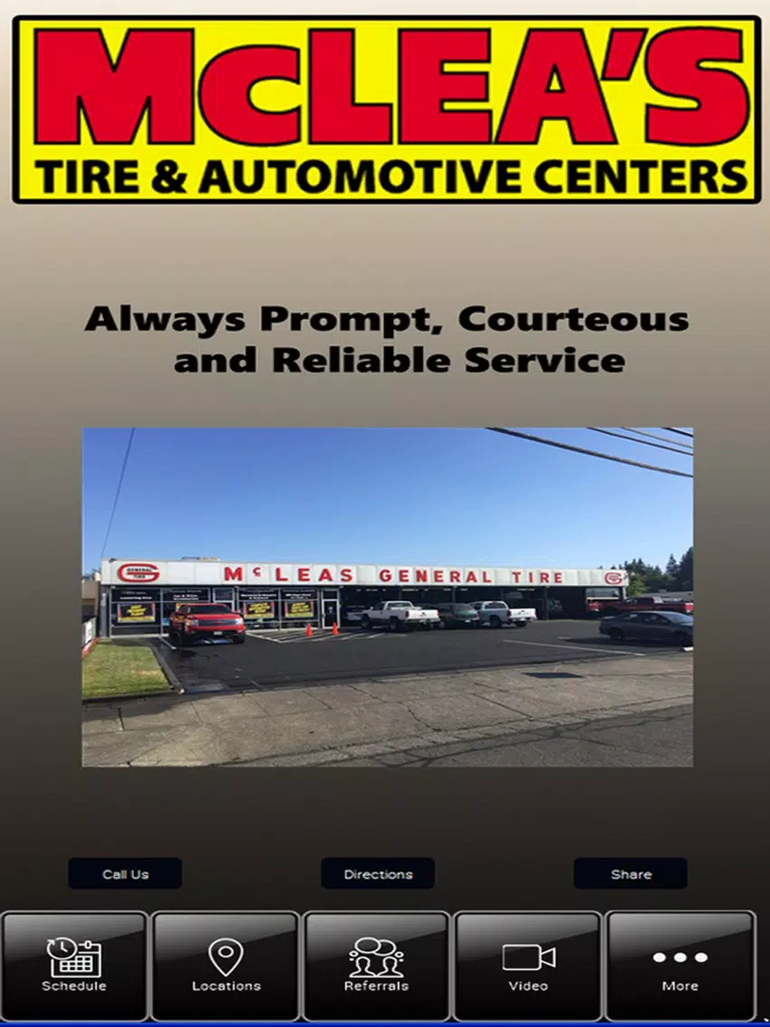 McLea's Tire & Automotive Centers iPad Screenshots