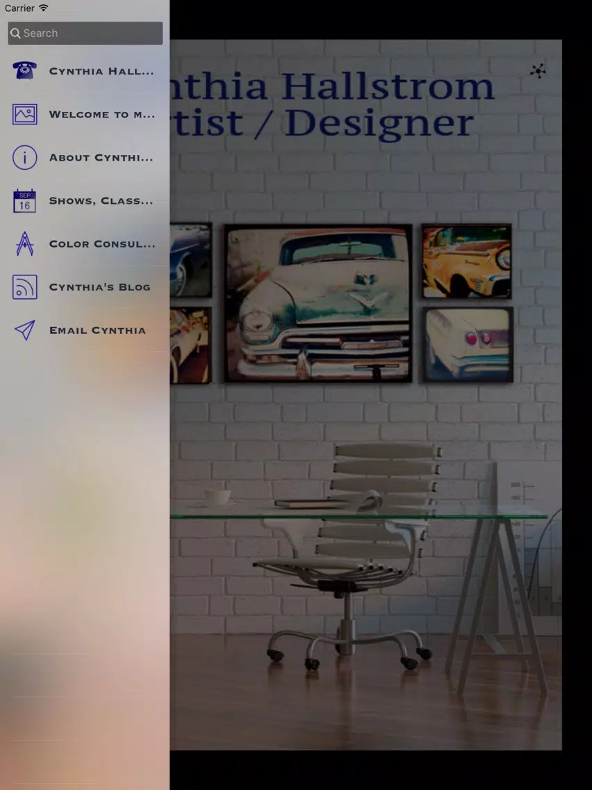 Cynthia Hallstrom iPad Screenshots
