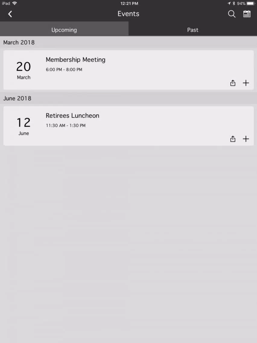 UA Local 502 iPad Screenshots