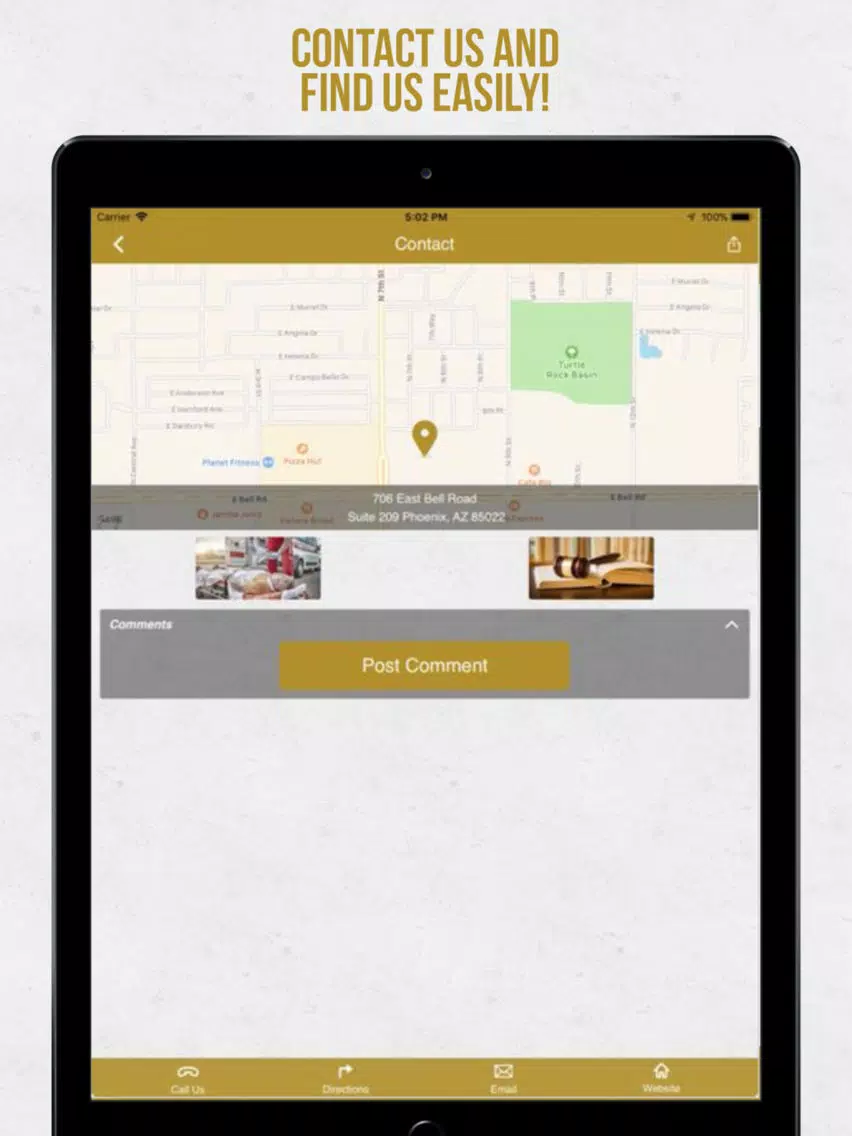 AJ Law PLC iPad Screenshots