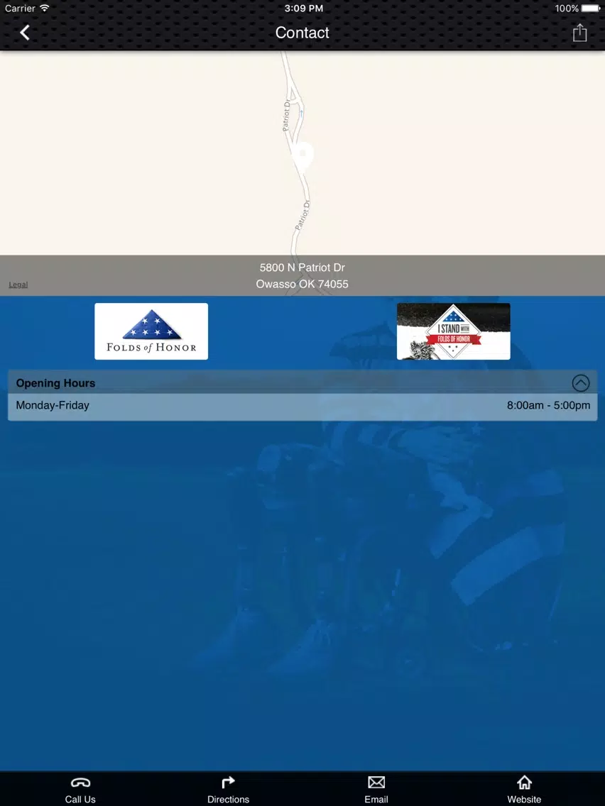 Folds of Honor. iPad Screenshots