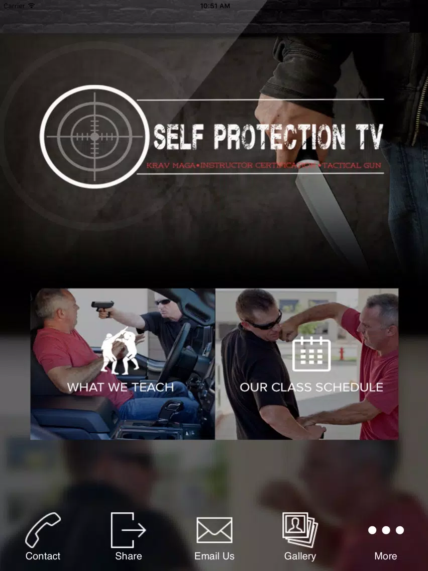 Self Protection TV iPad Screenshots