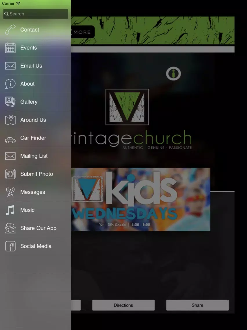 Vintage Church OK iPad Screenshots