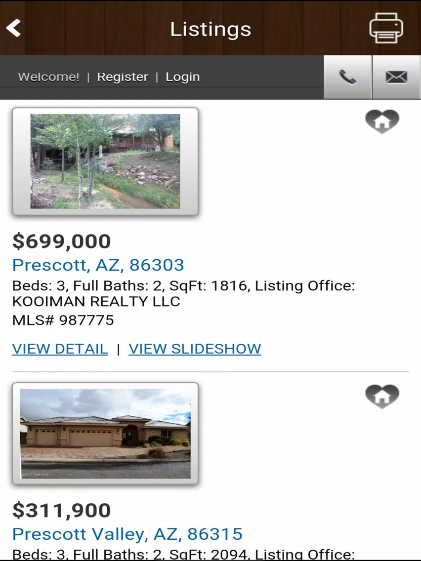 Kooiman Realty - Prescott Valley Homes for Sale, Real Estate, Land & Foreclosures iPad Screenshots