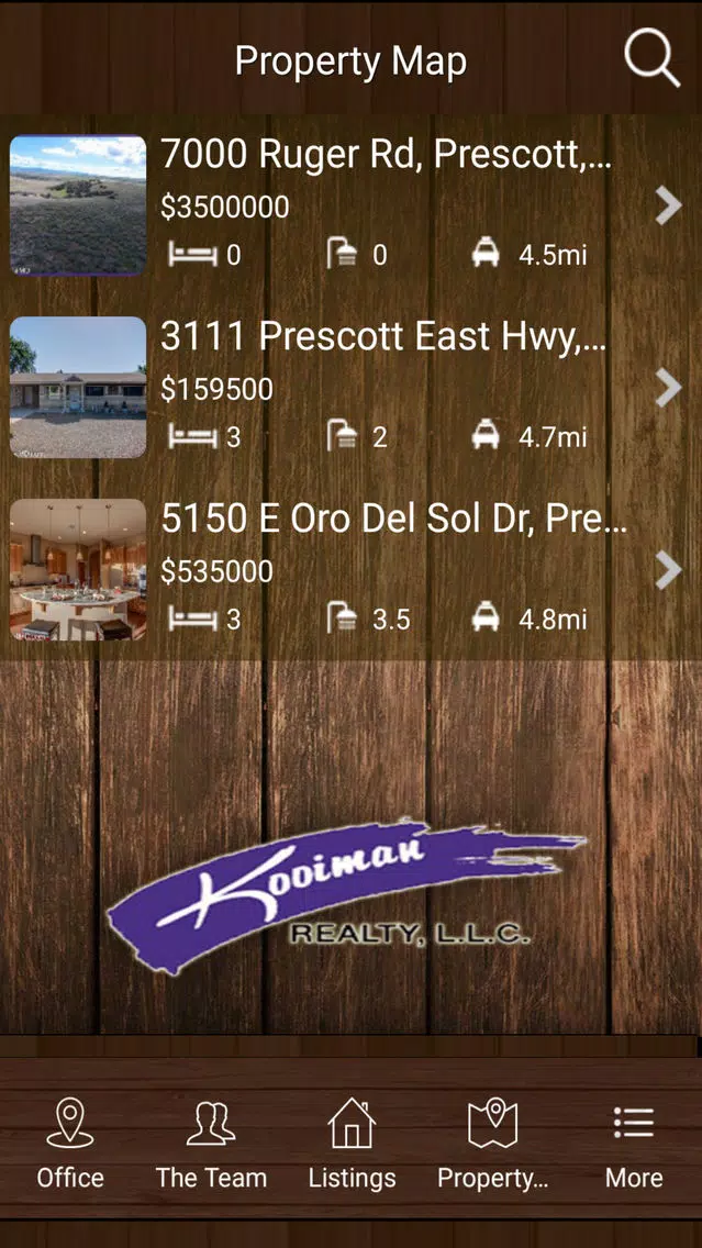 Kooiman Realty - Prescott Valley Homes for Sale, Real Estate, Land & Foreclosures Screenshots
