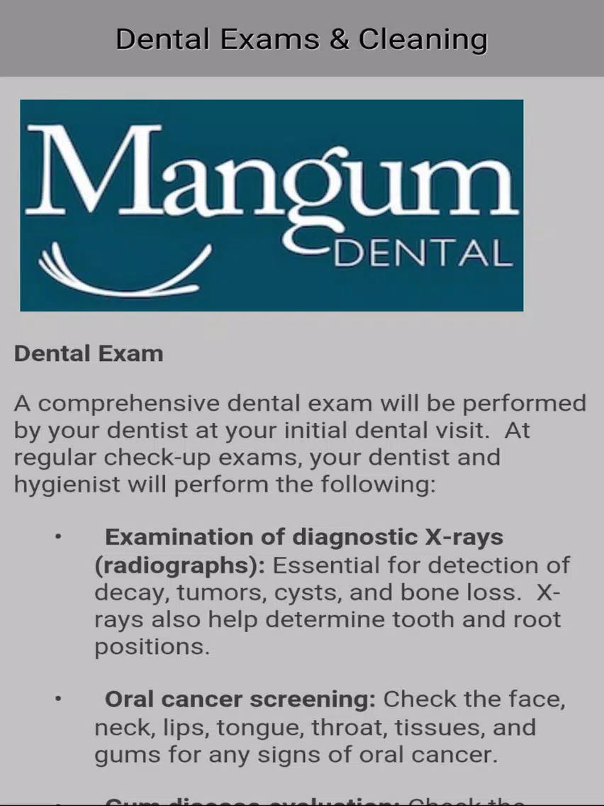 Mangum Dental - Your Prescott AZ Family Dentist iPad स्क्रीनशॉट