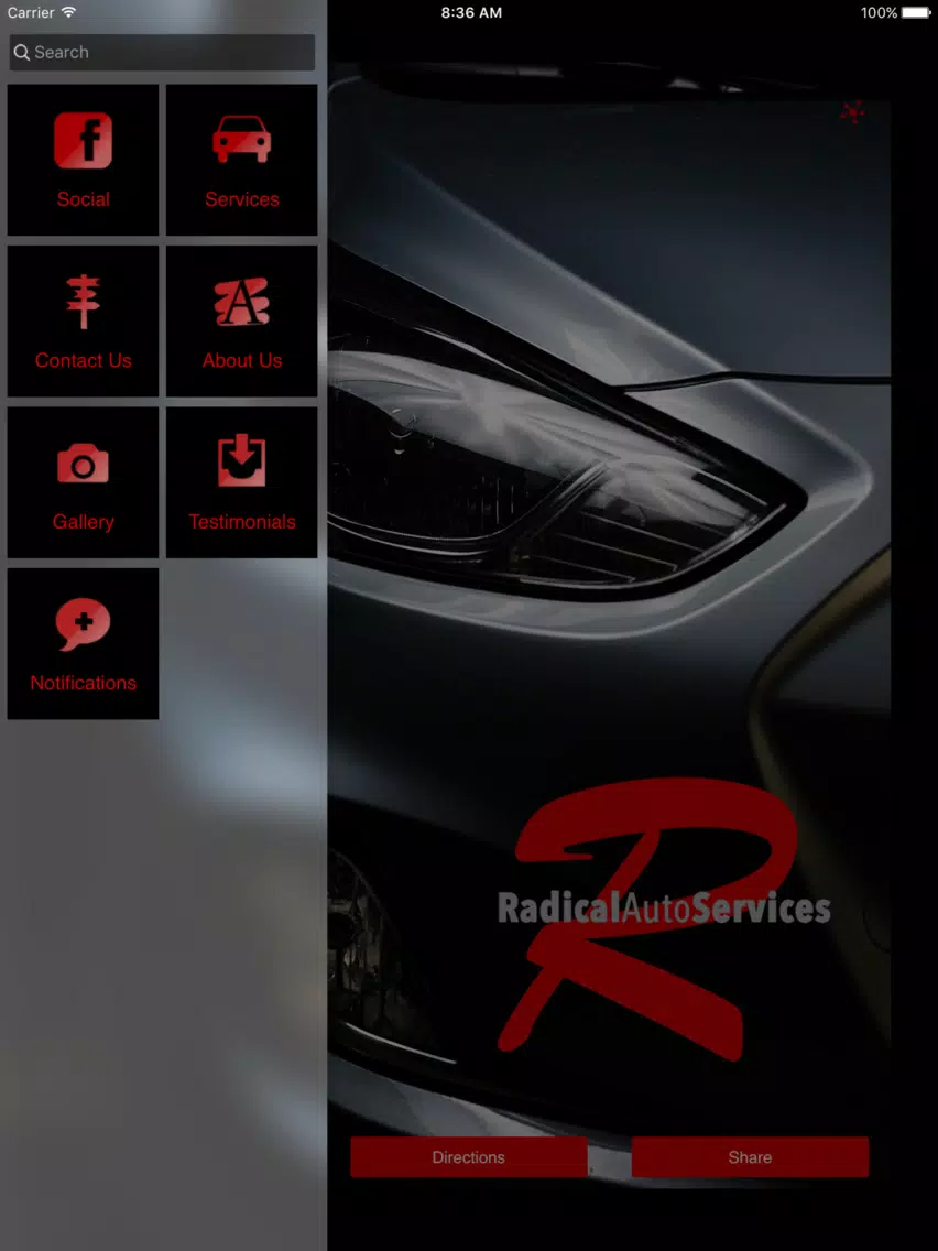 Radical Auto Services Ltd iPad Screenshots