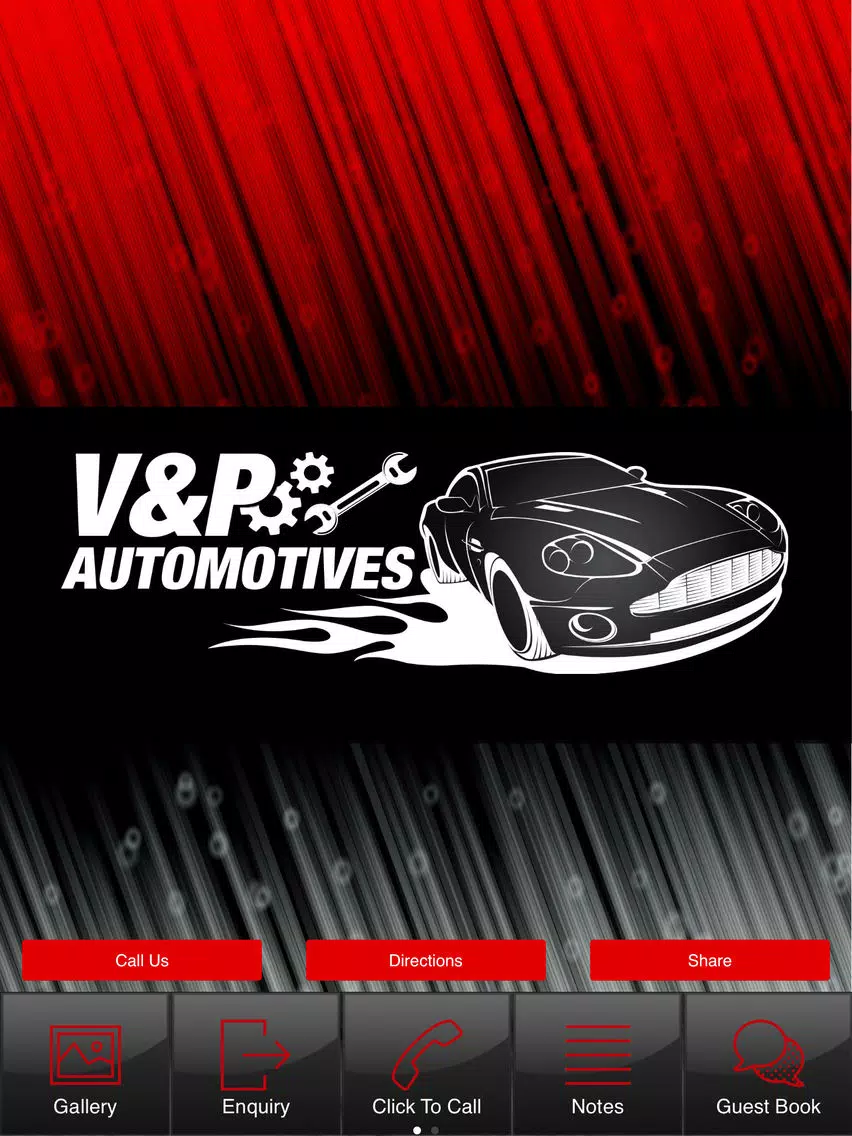V and P Automotives iPad Screenshots
