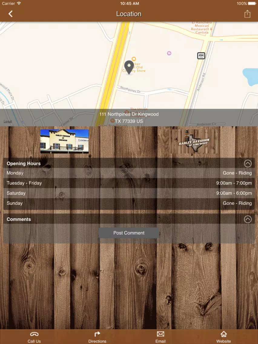 Harley-Davidson of Kingwood iPad Screenshots