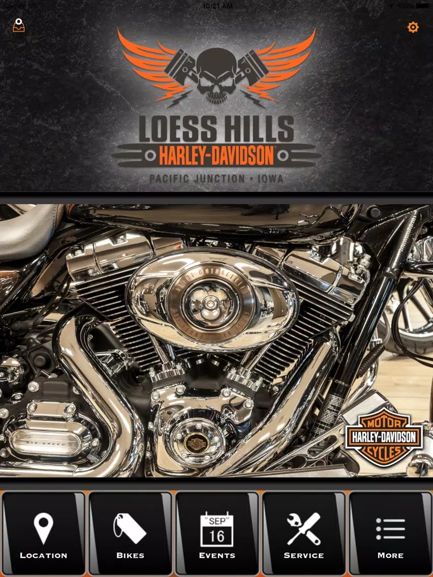 Loess Hills Harley-Davidson iPad Screenshots