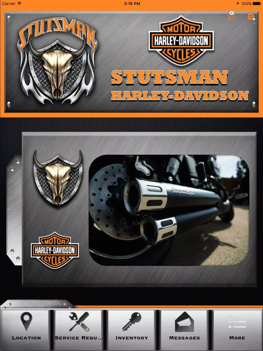 Stutsman Harley-Davidson iPad Screenshots
