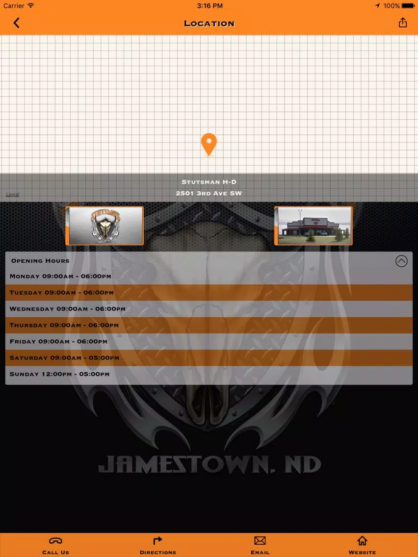 Stutsman Harley-Davidson iPad Screenshots