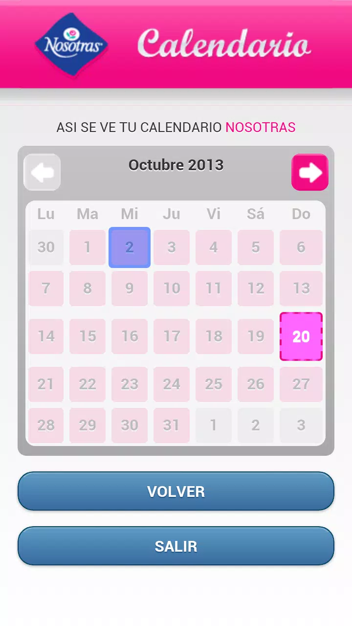 Calendario Nosotras Screenshots