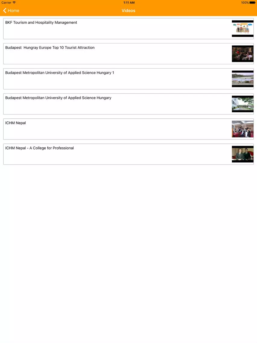 ICHM Nepal iPad Screenshots