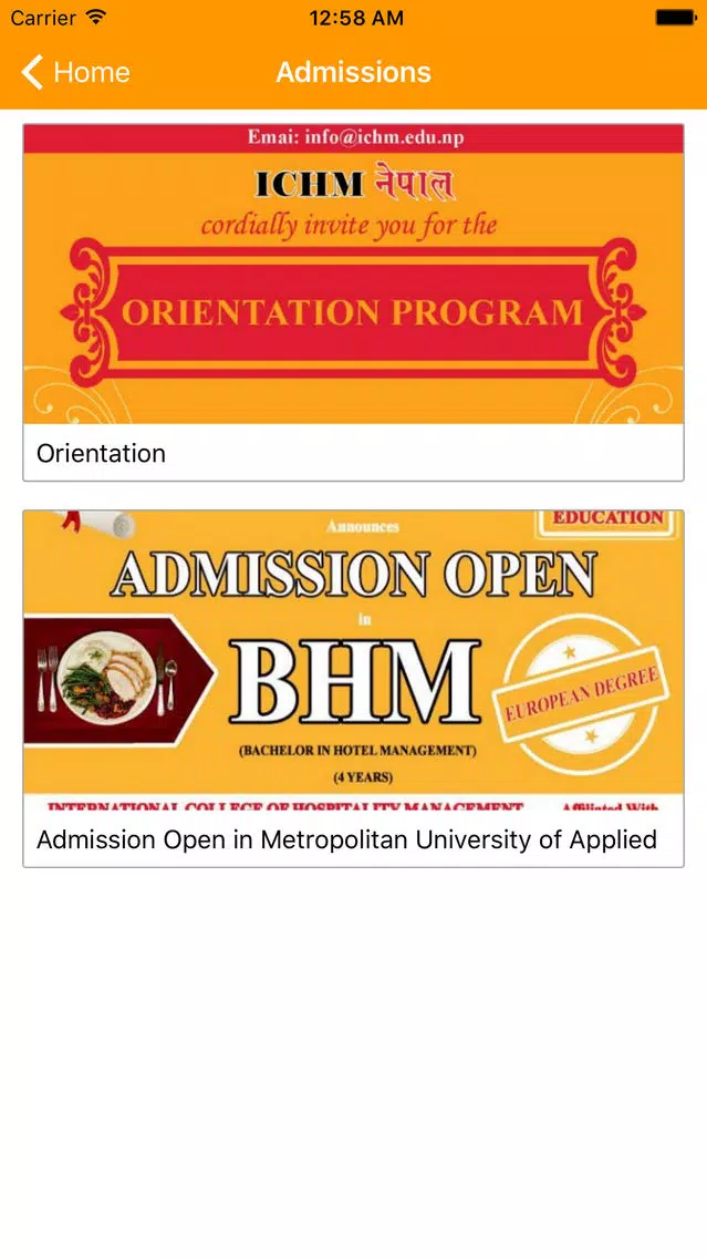 ICHM Nepal Screenshots