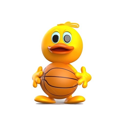 Basketball Duckling Stickers Basketball Duckling Stickers