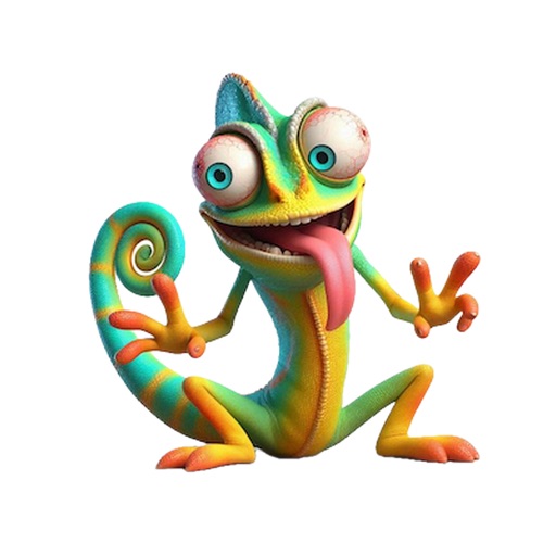 Crazy Chameleon Stickers Crazy Chameleon Stickers