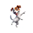 Dancing Jack Russell Stickers