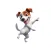 Dancing Jack Russell Stickers