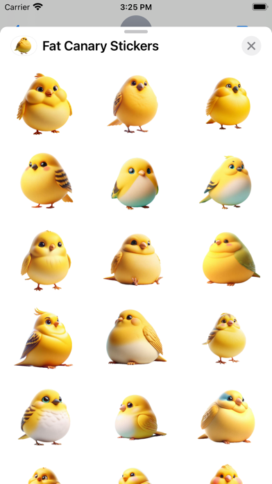 Fat Canary Stickers Screenshots
