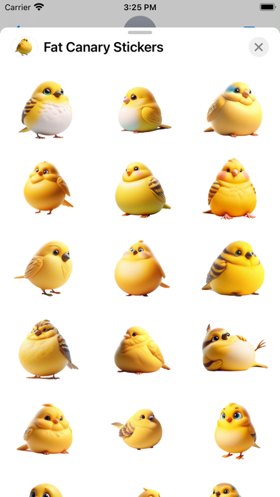 Fat Canary Stickers Screenshots