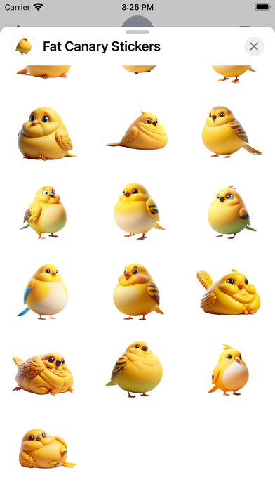 Fat Canary Stickers Screenshots