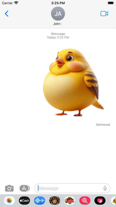 Fat Canary Stickers Screenshots