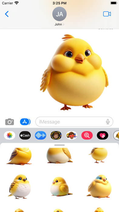 Fat Canary Stickers Screenshots