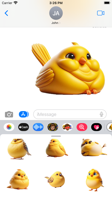 Fat Canary Stickers Screenshots
