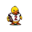 Football Duckling Stickers