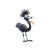 Goofy Emu Stickers
