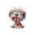 Goofy Lhasa Apso Stickers