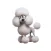Goofy Poodle Stickers