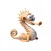 Goofy Seahorse Stickers