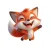 Happy Fox Stickers
