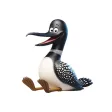 Happy Loon Stickers