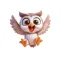Happy Owl Stickers