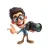 Happy Photographer Stickers