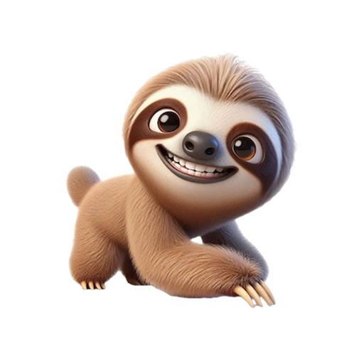 Happy Sloth Stickers Happy Sloth Stickers