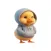 Hoodie Duckling Stickers