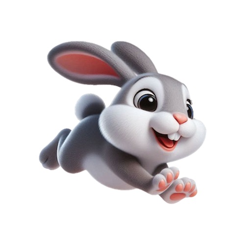 Hopping Rabbit Stickers