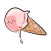 Messy Ice Cream Stickers