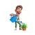 Plant Watering Stickers