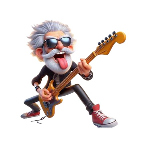 Rockstar Grandad Stickers Rockstar Grandad Stickers